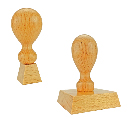 Holzstempel quadratisch