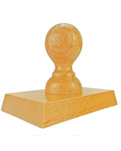 Holzstempel 100x60 mm inkl. individueller Stempelplatte