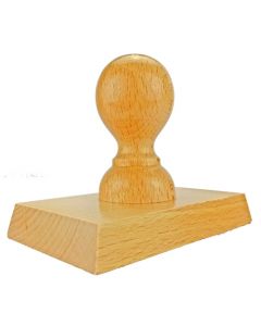 Holzstempel 100x65 mm<br/>inkl. individueller Stempelplatte