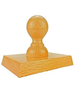 Holzstempel 100x70 mm<br/>inkl. individueller Stempelplatte